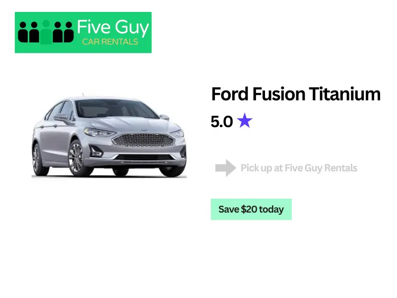Ford Fusion Titanium rental