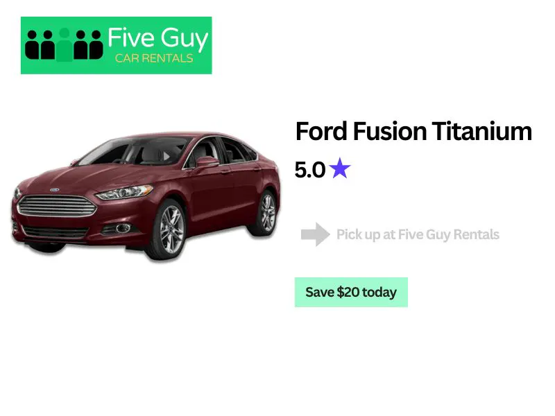 Ford Fusion Titanium rental
