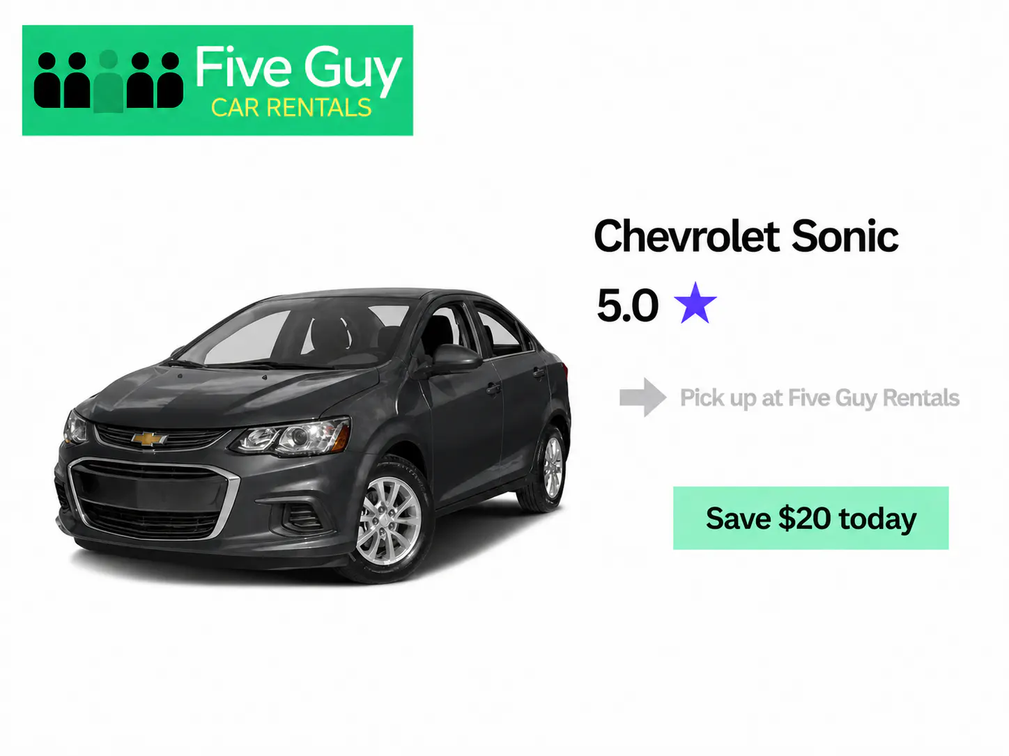 Chevrolet Sonic rental